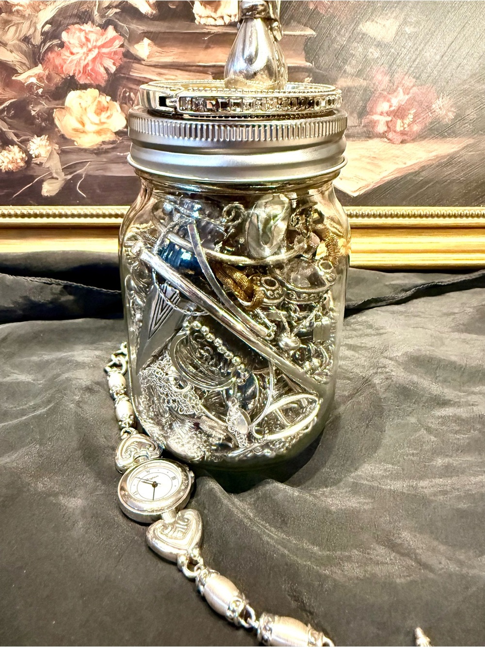 Brighton Jewelry Jar 🩶🖤🩶🖤 - Picture 7 of 7